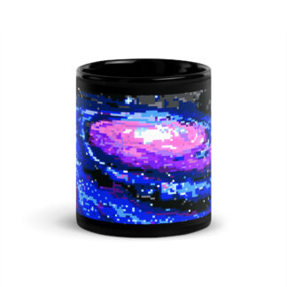 pixel galaxy mug front