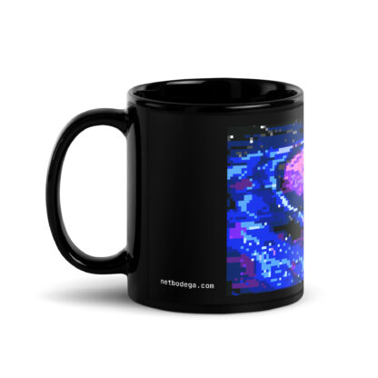 pixel galaxy mug left