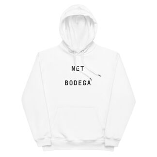 net bodega logo hoodie white front