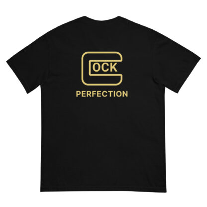 glock logo parody shirt black back