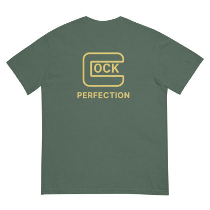 glock logo parody shirt blue spruce back