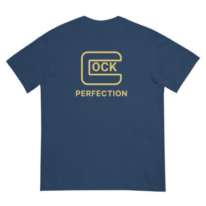 glock logo parody shirt true navy back