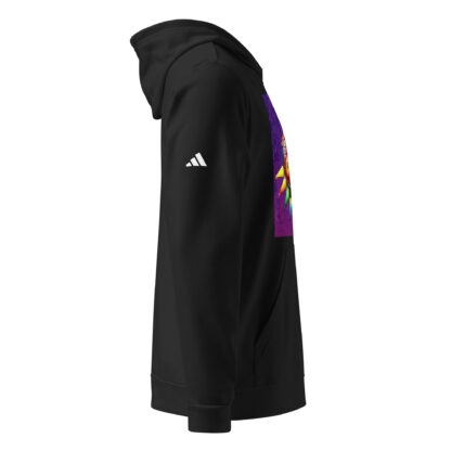 Majora's Mask pixel art adidas fleece hoodie - Image 4