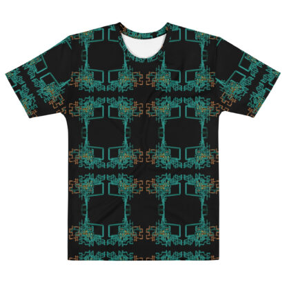 Psychedelic 3D Pipes 2 men's crew neck t-shirt