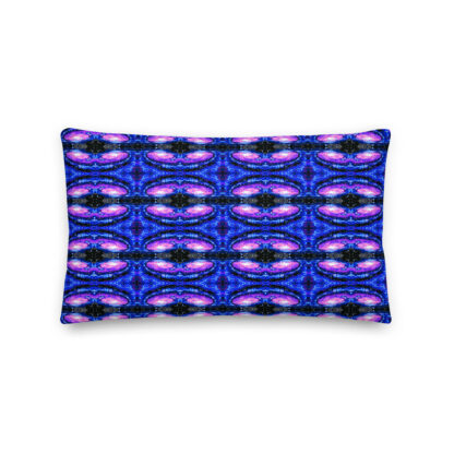 Psychedelic Pixel Galaxy throw pillow - Image 2