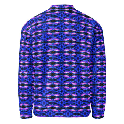 Psychedelic Pixel Galaxy bomber jacket (unisex) - Image 2