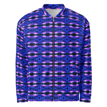 Psychedelic Pixel Galaxy bomber jacket (unisex)