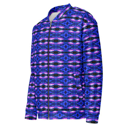 Psychedelic Pixel Galaxy bomber jacket (unisex) - Image 3