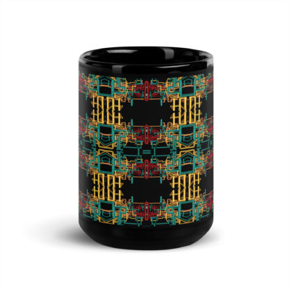 Psychedelic 3D Pipes 15oz mug - Image 3