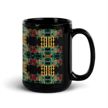 Psychedelic 3D Pipes 15oz mug