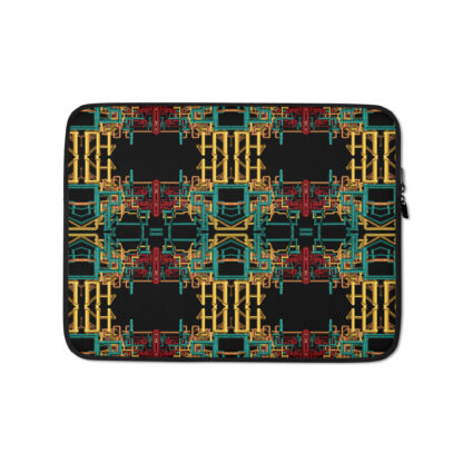 Psychedelic 3D Pipes laptop sleeves (13/15 in.)