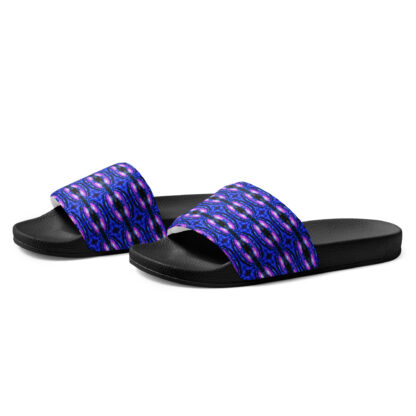 Psychedelic Pixel Galaxy men's slides - Image 4