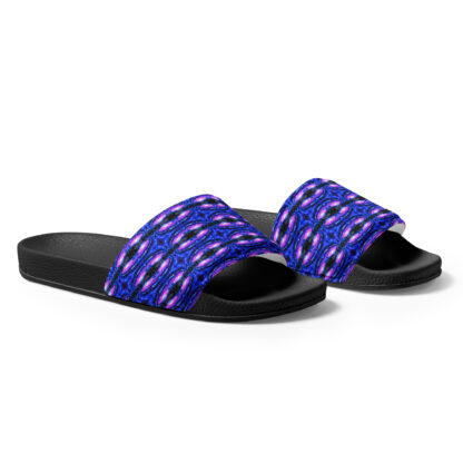 Psychedelic Pixel Galaxy men's slides - Image 5