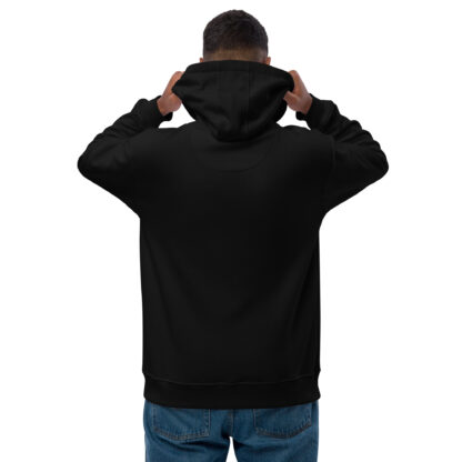 pixel galaxy eco comfort black hoodie back