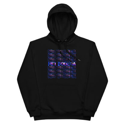 net bodega thank you eco comfort hoodie black