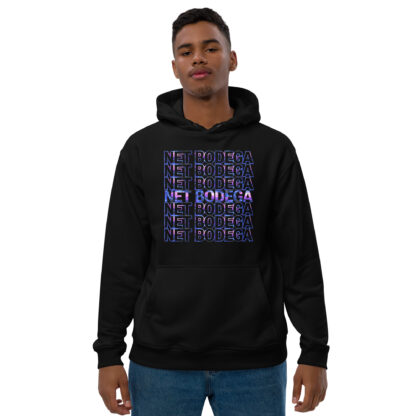 net bodega thank you eco comfort hoodie black model