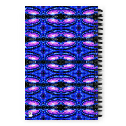 Psychedelic Pixel Galaxy dotted paper spiral notebook - Image 2