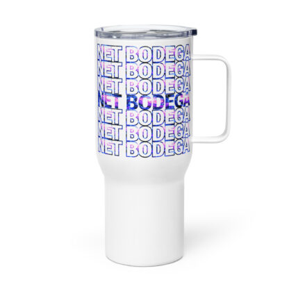 NET BODEGA "THANK YOU" travel mug with handle